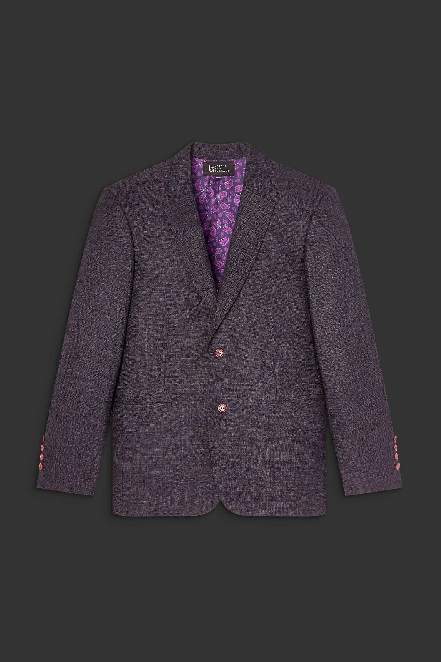 Joseph Suit Plum