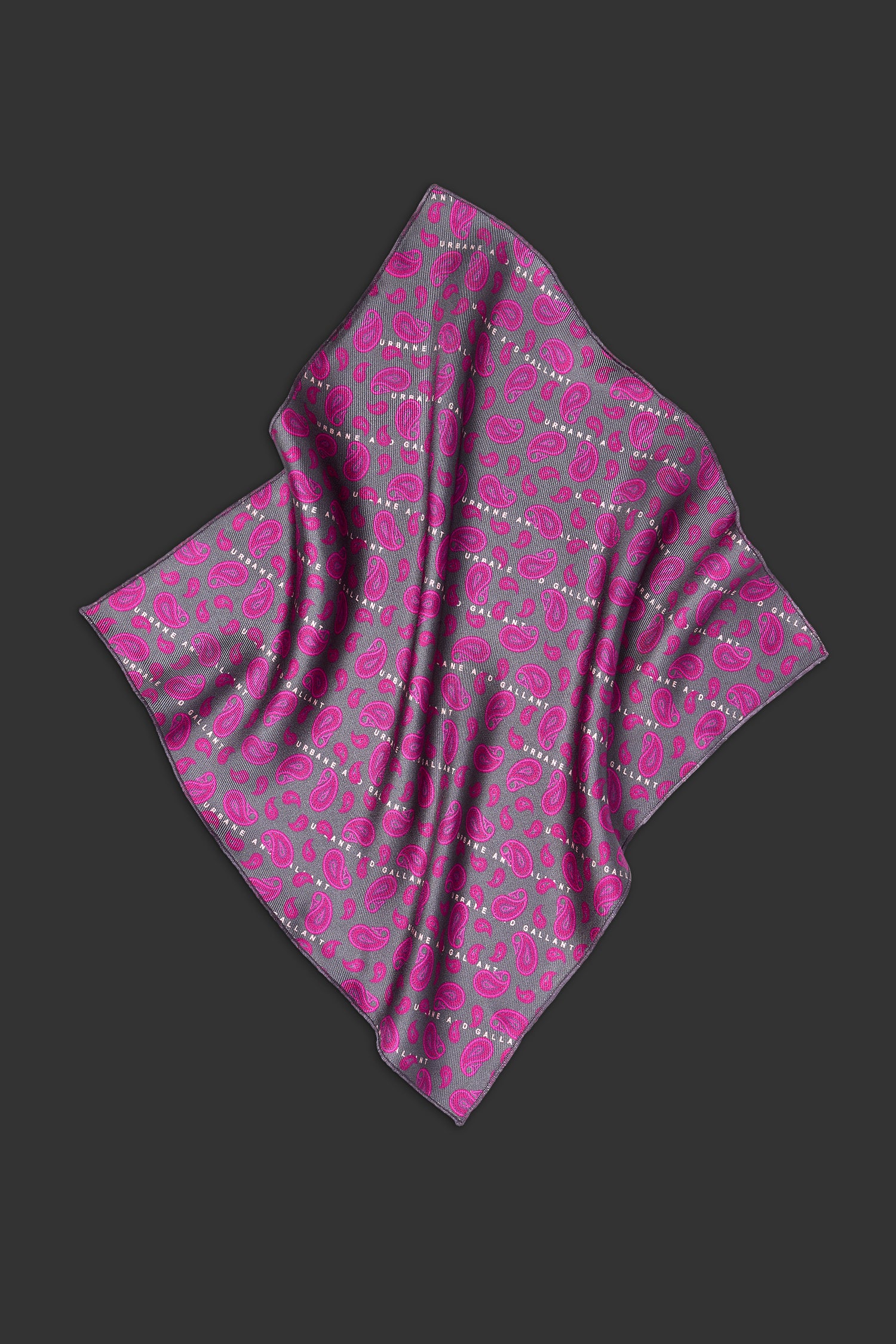 Henderson Pocket Square fuchsia