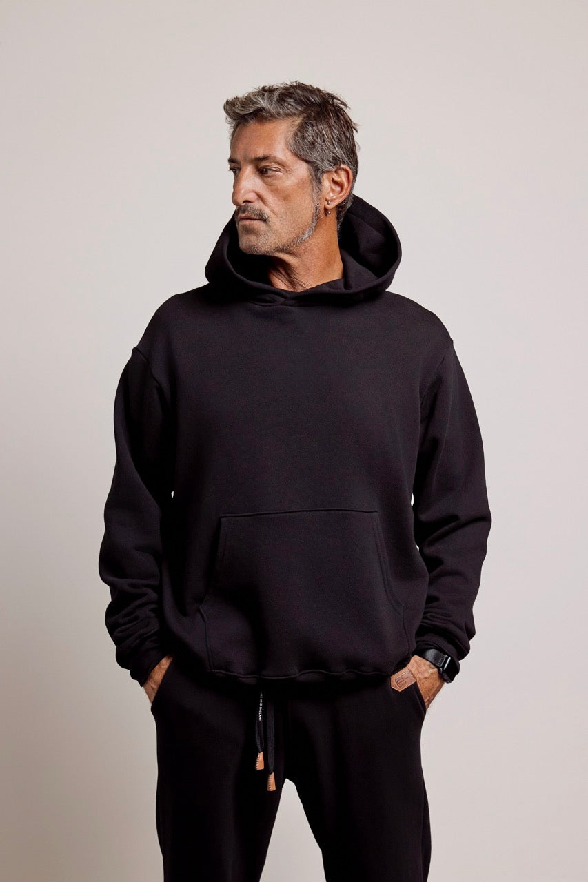 Lewis Lounge Hoodie Black