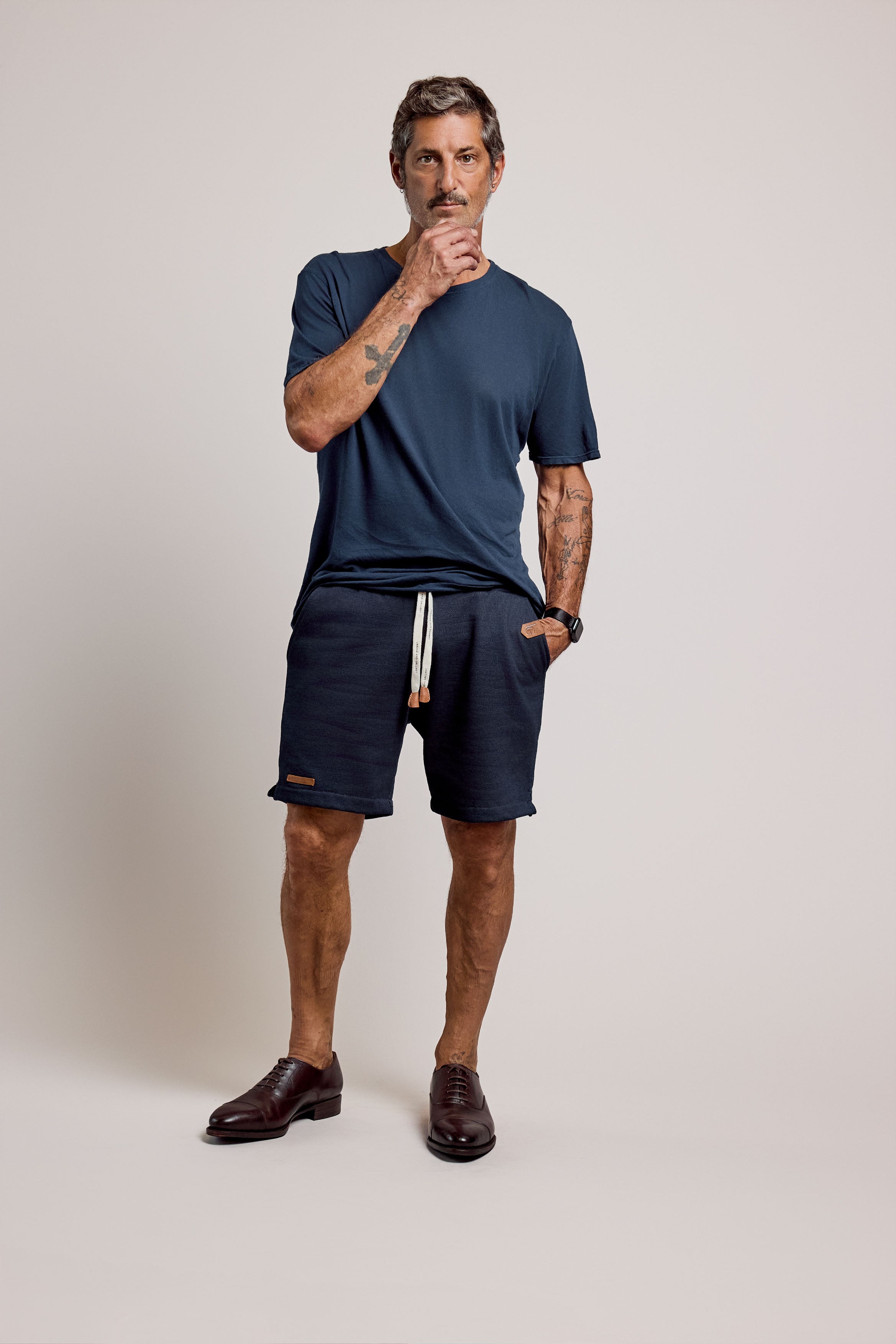 Liddell Lounge Shorts Indigo
