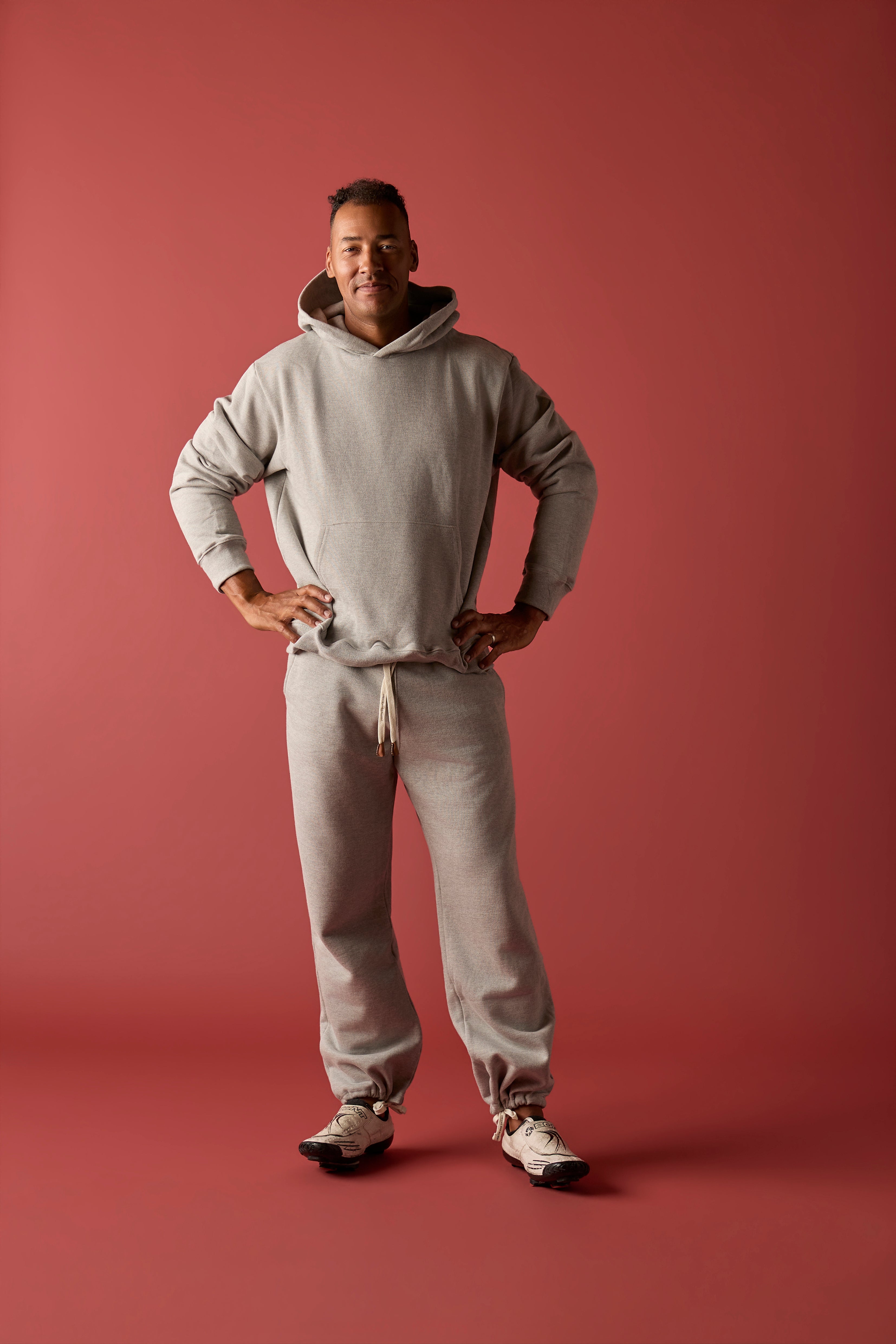 Lewis Lounge Hoodie Heather Grey