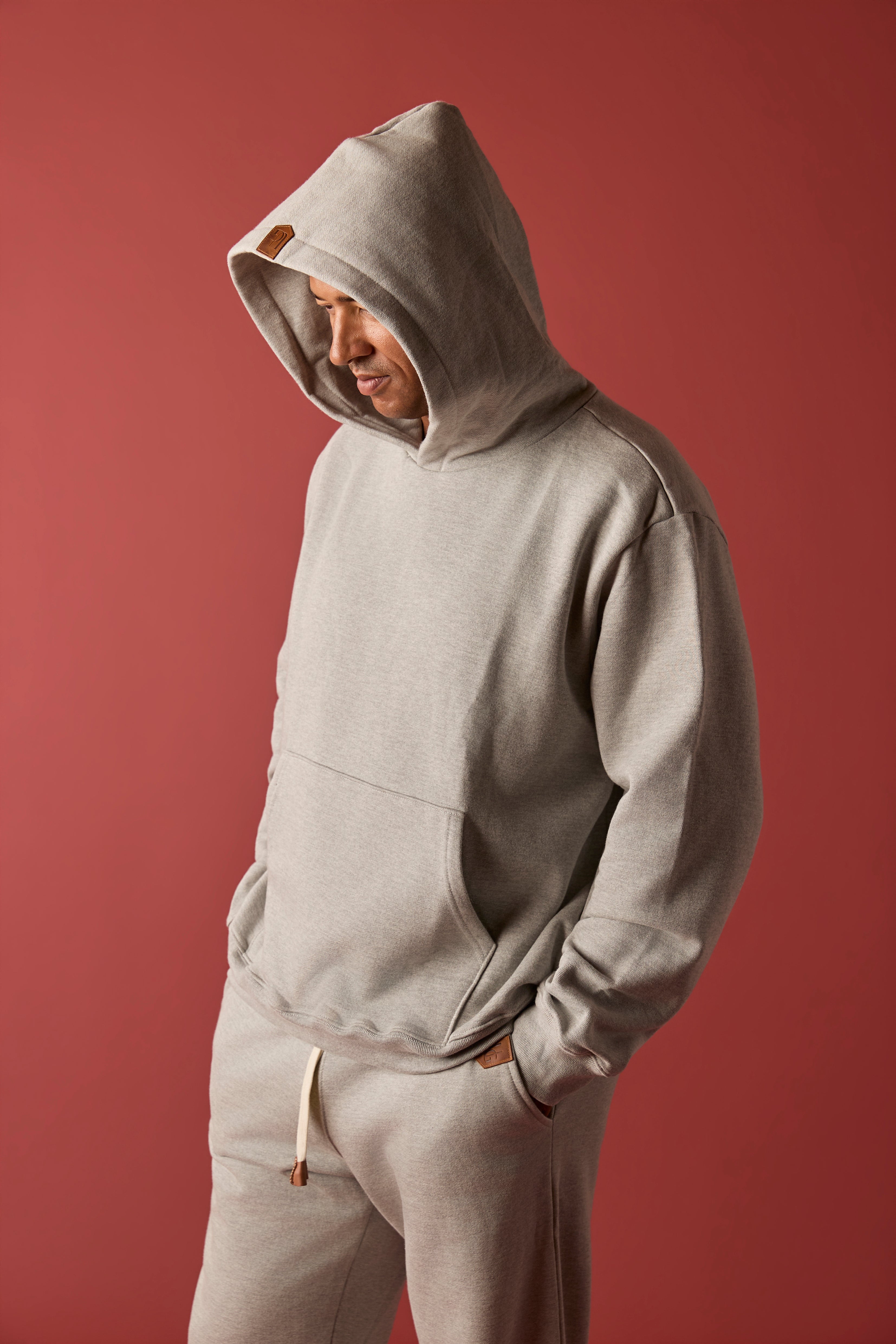 Lewis Lounge Hoodie Heather Grey